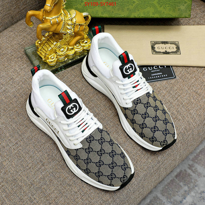 Men Shoes-Gucci replica aaaaa designer ID: SY7461 $: 109USD