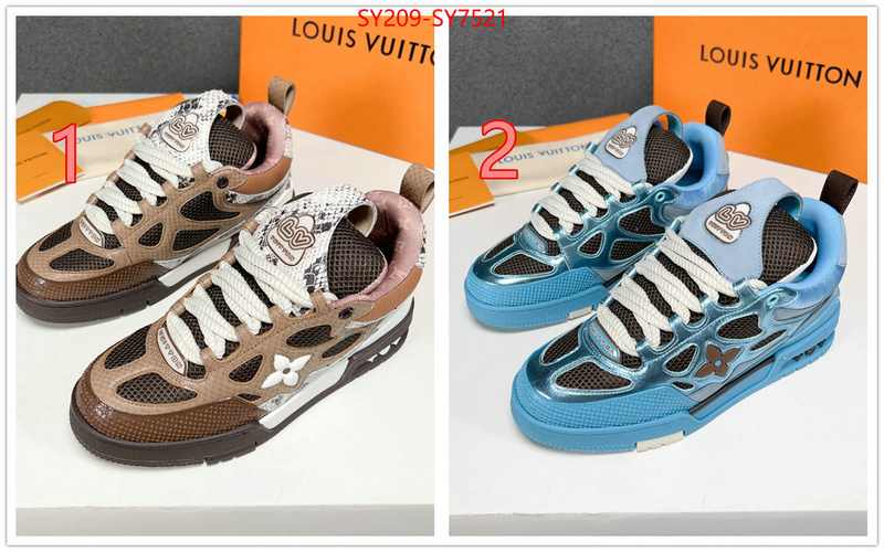 Men Shoes-LV top quality fake ID: SY7521 $: 209USD