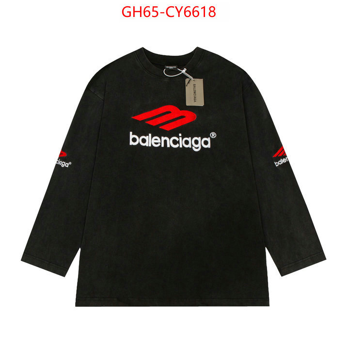 Clothing-Balenciaga designer 1:1 replica ID: CY6618 $: 65USD