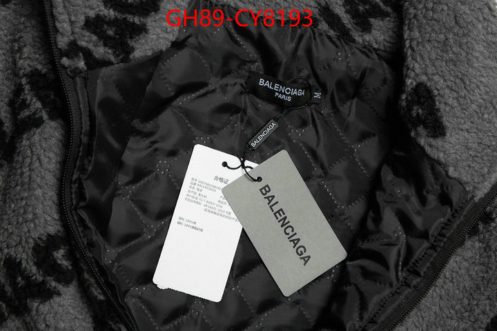 Clothing-Balenciaga find replica ID: CY8193 $: 89USD