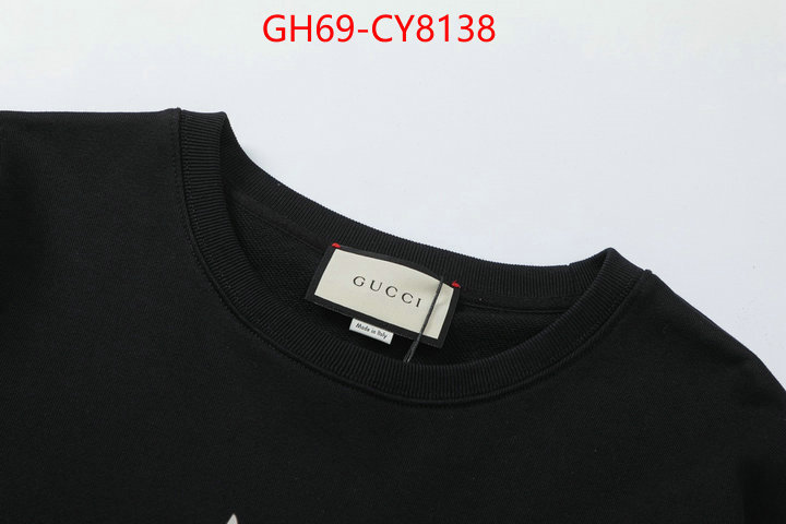 Clothing-Gucci new designer replica ID: CY8138 $: 69USD