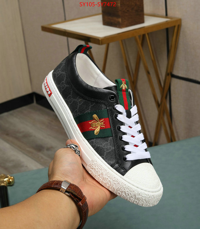 Men Shoes-Gucci best wholesale replica ID: SY7472 $: 105USD