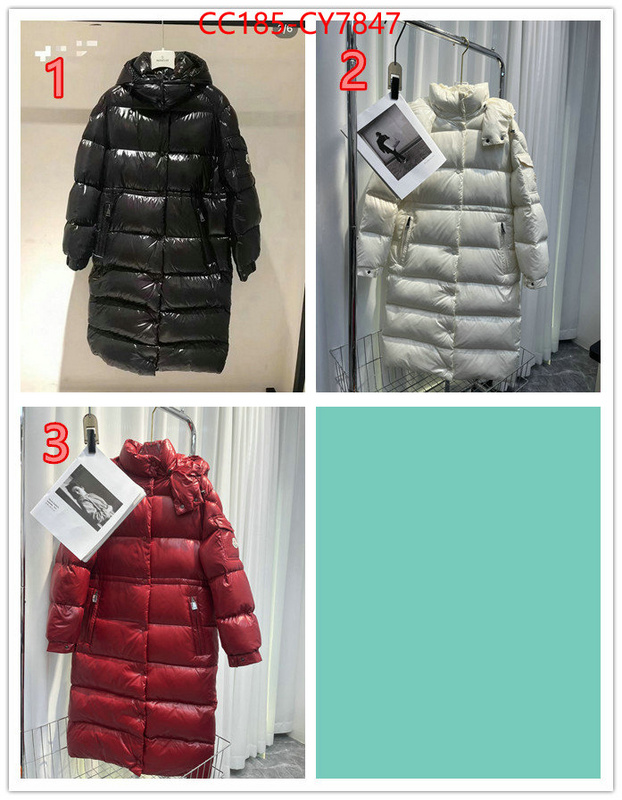 Down jacket Women-Moncler best replica quality ID: CY7847 $: 185USD