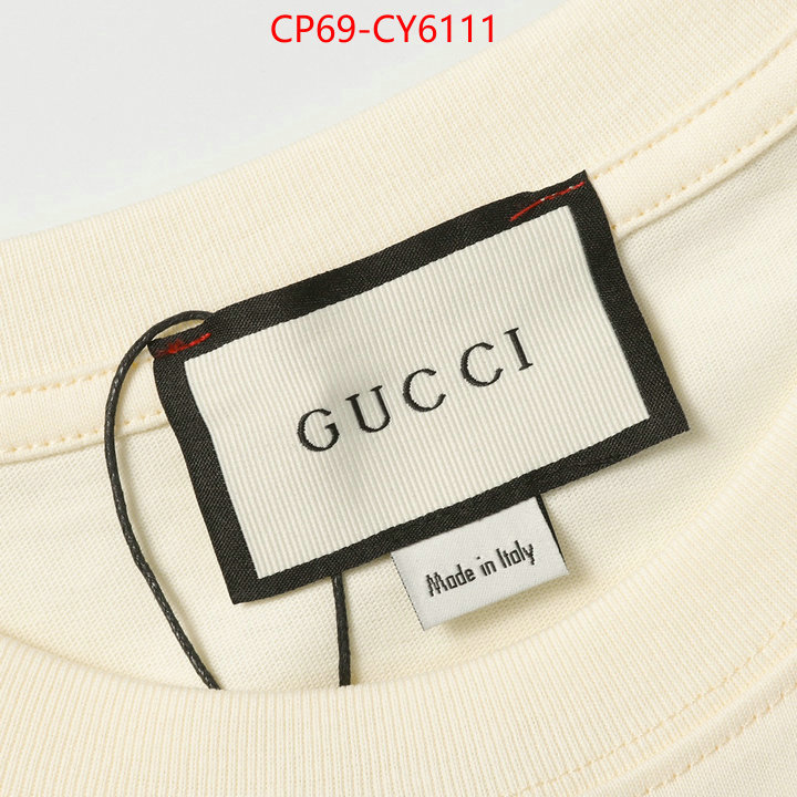 Clothing-Gucci fake high quality ID: CY6111 $: 69USD