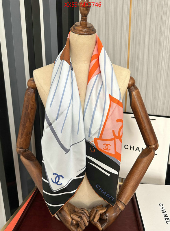 Scarf-Chanel best quality fake ID: MY7746 $: 59USD