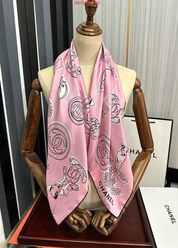 Scarf-Chanel buy cheap ID: MY7753 $: 75USD