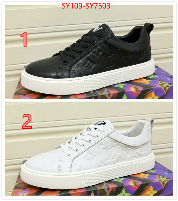 Men Shoes-LV fake high quality ID: SY7503 $: 109USD