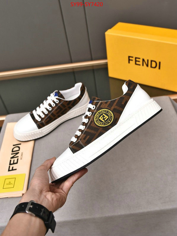 Men Shoes-Fendi top brands like ID: SY7420 $: 99USD