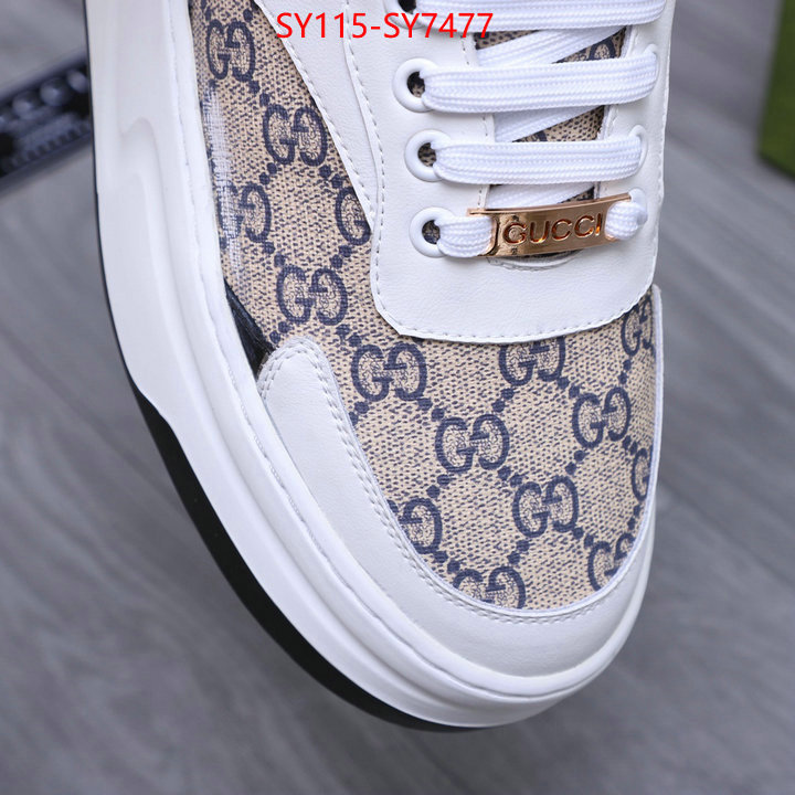 Men Shoes-Gucci where should i buy replica ID: SY7477 $: 115USD