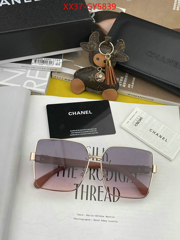 Glasses-Chanel top brands like ID: GY5839 $: 37USD