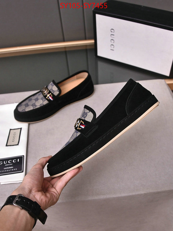 Men Shoes-Gucci high quality designer replica ID: SY7455 $: 105USD