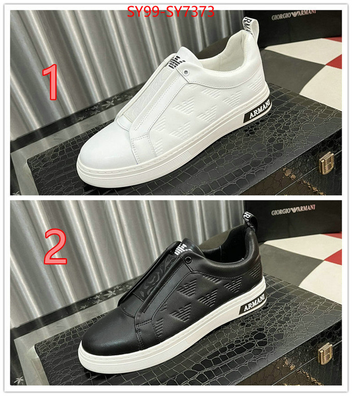 Men shoes-Armani luxury cheap replica ID: SY7373 $: 99USD