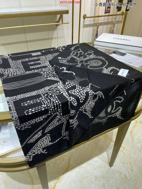 Scarf-Chanel wholesale designer shop ID: MY7588 $: 75USD