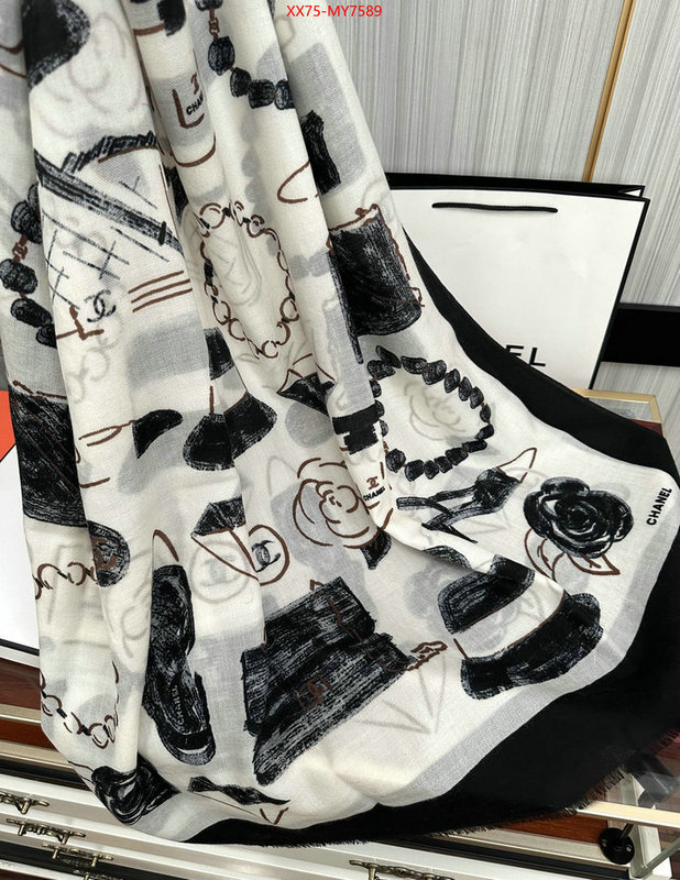 Scarf-Chanel what is top quality replica ID: MY7589 $: 75USD