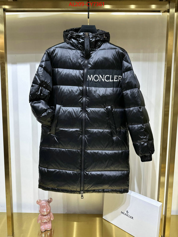 Down jacket Men-Moncler wholesale 2023 replica ID: CY7361 $: 209USD