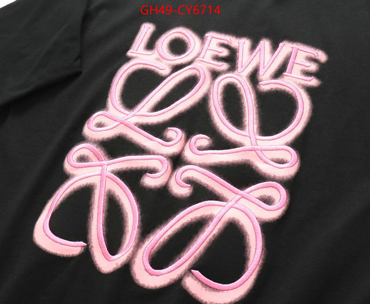 Clothing-Loewe wholesale imitation designer replicas ID: CY6714 $: 49USD