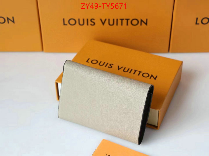 LV Bags(4A)-Wallet the best quality replica ID: TY5671 $: 49USD