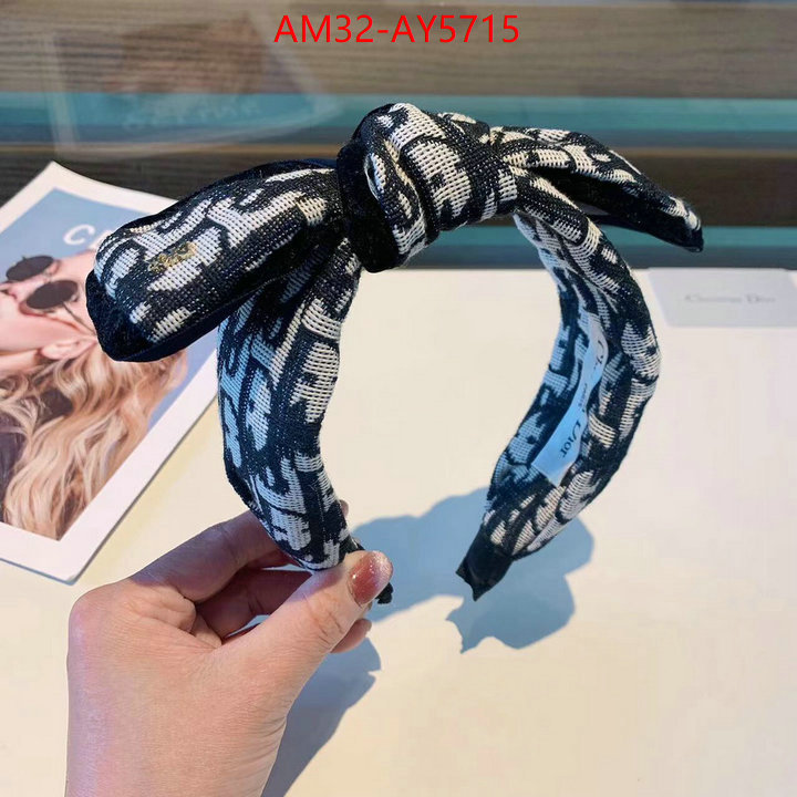 Hair band-Dior fake ID: AY5715 $: 32USD