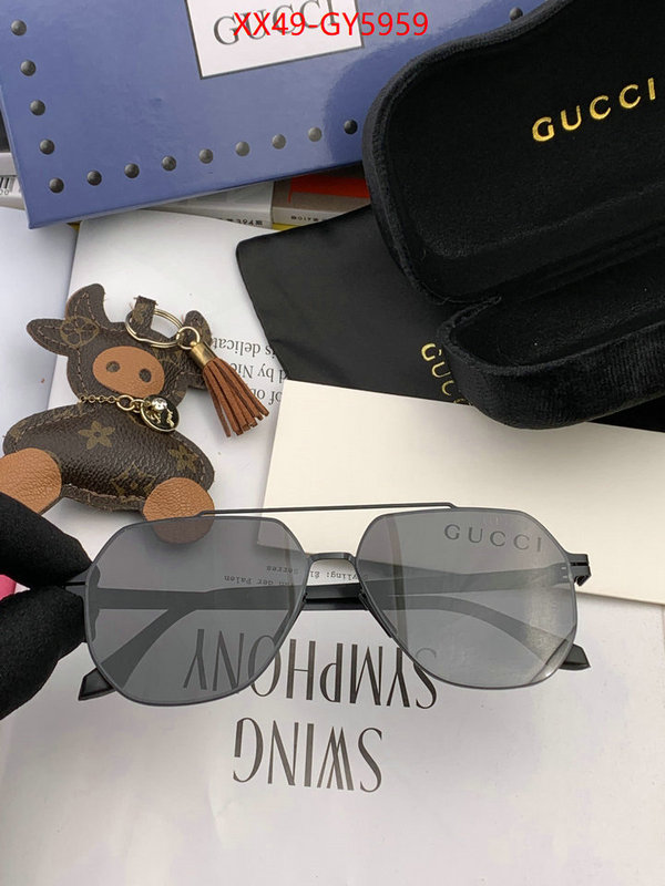 Glasses-Gucci high quality aaaaa replica ID: GY5959 $: 49USD