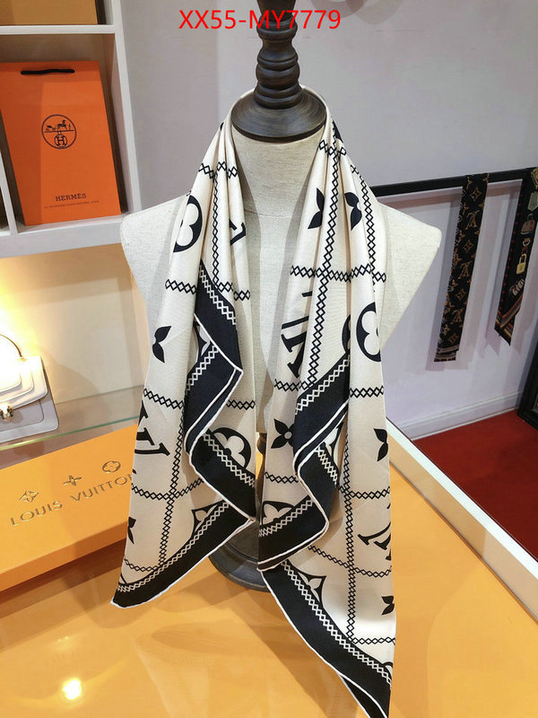 Scarf-LV designer fake ID: MY7779 $: 55USD