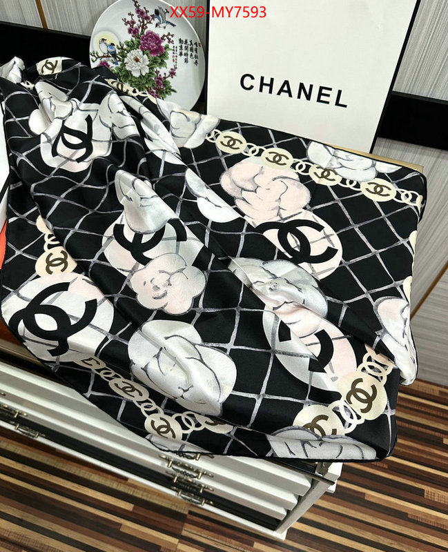 Scarf-Chanel fake cheap best online ID: MY7593 $: 59USD