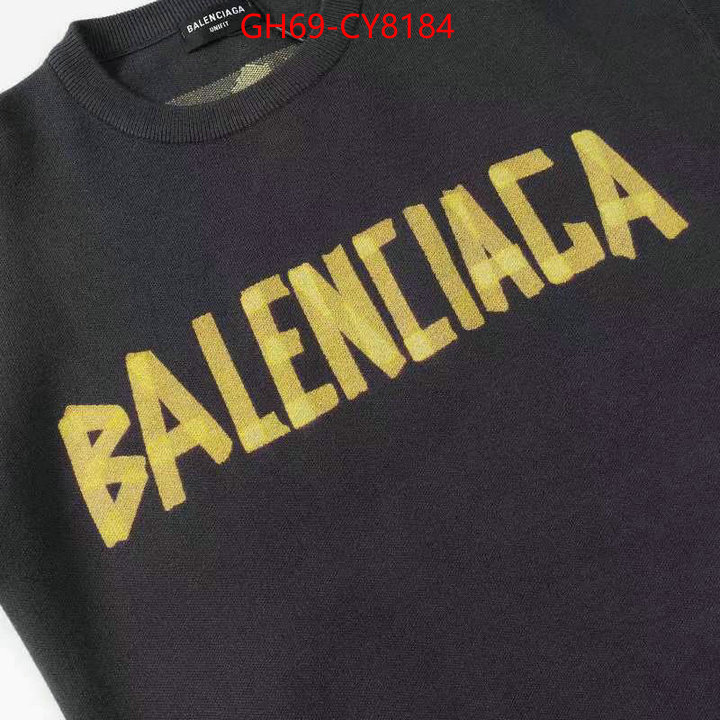 Clothing-Balenciaga online shop ID: CY8184 $: 69USD