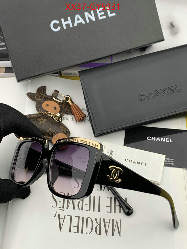 Glasses-Chanel aaaaa+ replica ID: GY5931 $: 37USD