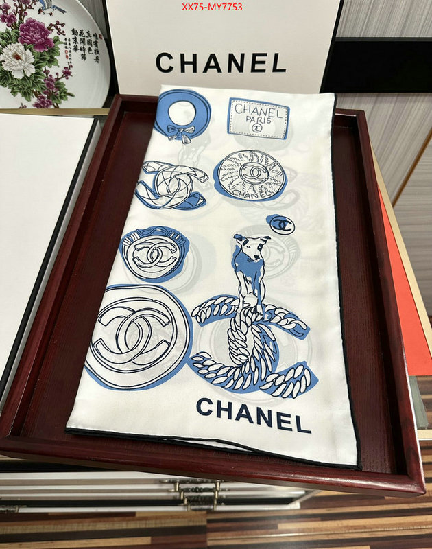 Scarf-Chanel buy cheap ID: MY7753 $: 75USD