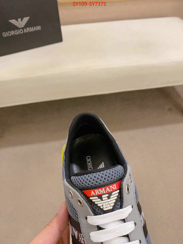 Men shoes-Armani top quality replica ID: SY7375 $: 109USD