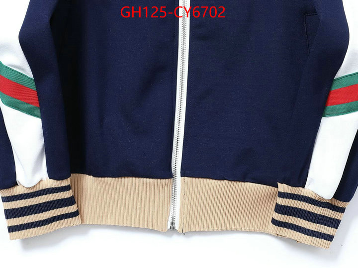 Clothing-Gucci highest quality replica ID: CY6702 $: 125USD