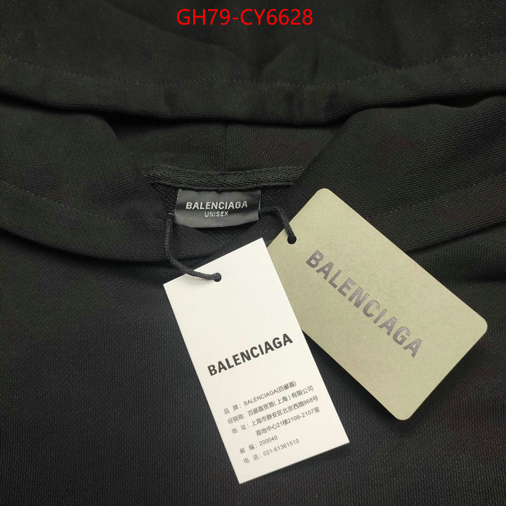 Clothing-Balenciaga 2023 luxury replicas ID: CY6628 $: 79USD