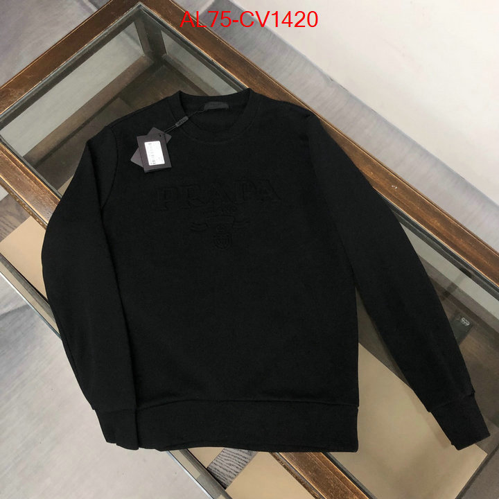 Clothing-Prada highest quality replica ID: CV1420 $: 75USD