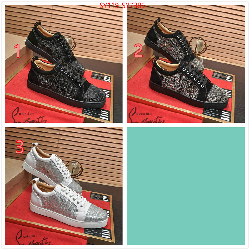 Men shoes-Christian Louboutin wholesale 2023 replica ID: SY7385 $: 119USD