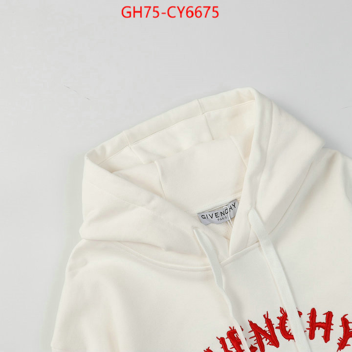 Clothing-Givenchy counter quality ID: CY6675 $: 75USD