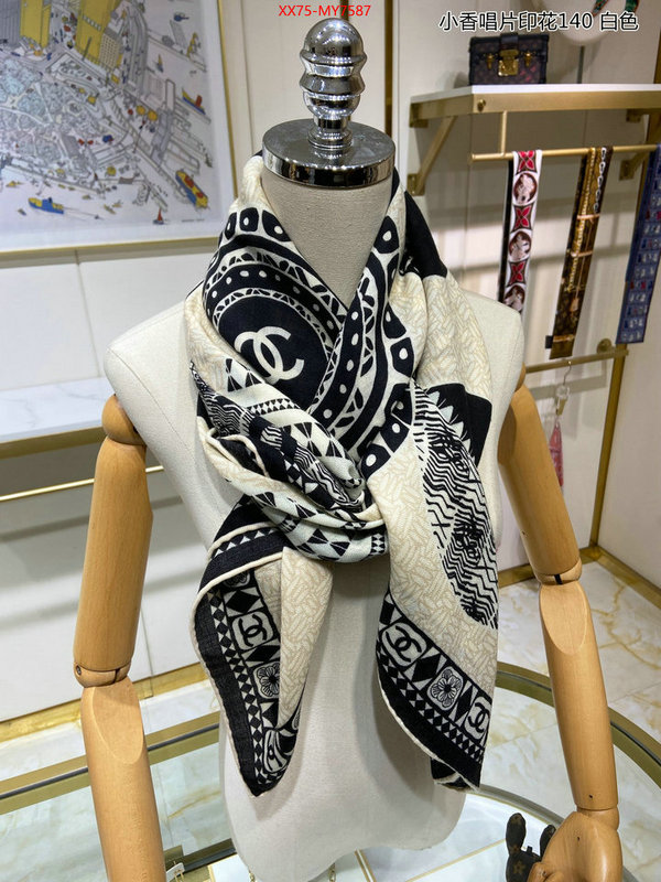 Scarf-Chanel website to buy replica ID: MY7587 $: 75USD