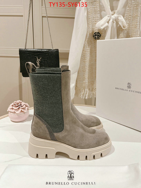 Women Shoes-Brunello cucinelli best fake ID: SY6135 $: 135USD