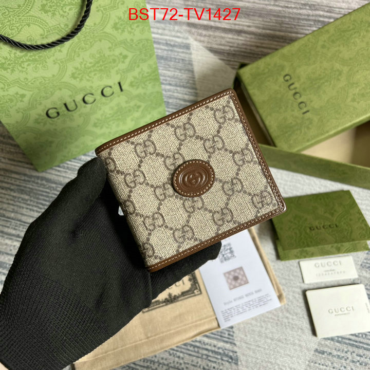 Gucci Bags(TOP)-Wallet- where can i buy the best quality ID: TV1427 $: 72USD