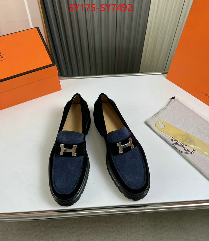 Men Shoes-Hermes top 1:1 replica ID: SY7492 $: 175USD