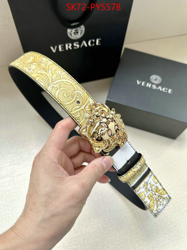 Belts-Versace luxury fake ID: PY5578 $: 72USD