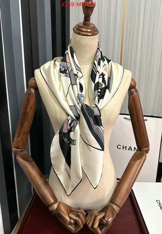 Scarf-Chanel at cheap price ID: MY7751 $: 59USD