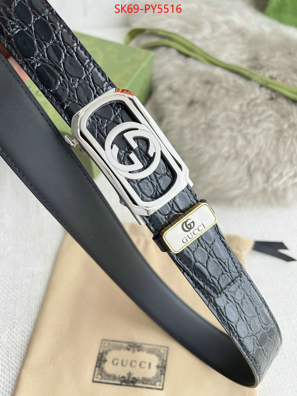 Belts-Gucci wholesale designer shop ID: PY5516 $: 69USD