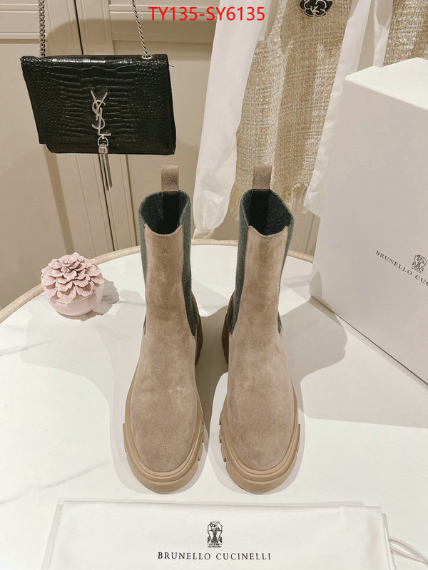 Women Shoes-Brunello cucinelli best fake ID: SY6135 $: 135USD