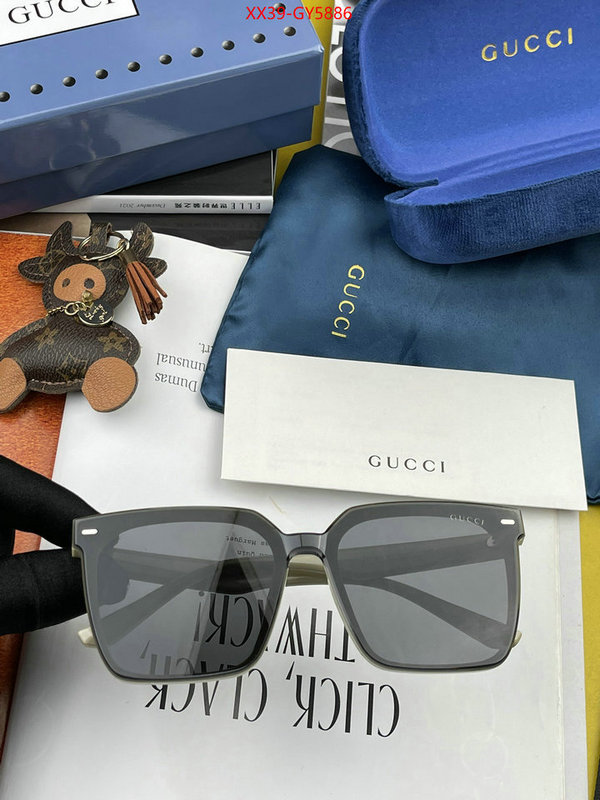 Glasses-Gucci wholesale imitation designer replicas ID: GY5886 $: 39USD