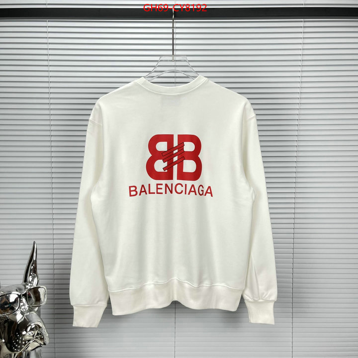 Clothing-Balenciaga high quality happy copy ID: CY8192 $: 69USD