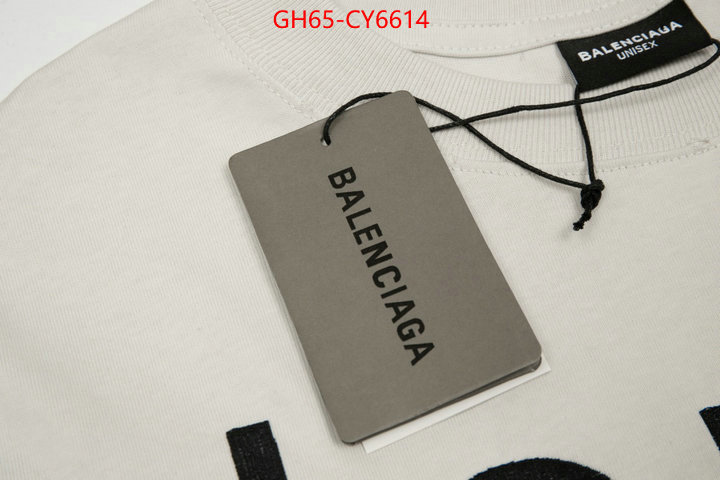 Clothing-Balenciaga top brands like ID: CY6614 $: 65USD