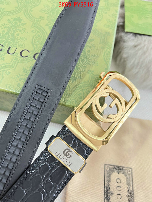 Belts-Gucci wholesale designer shop ID: PY5516 $: 69USD