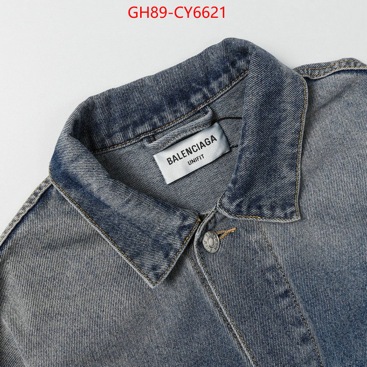 Clothing-Balenciaga outlet 1:1 replica ID: CY6621 $: 89USD