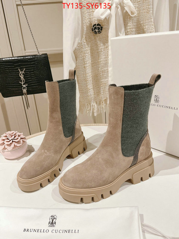 Women Shoes-Brunello cucinelli best fake ID: SY6135 $: 135USD