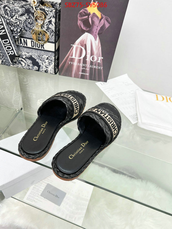 Women Shoes-Dior where should i buy to receive ID: SY5086 $: 75USD