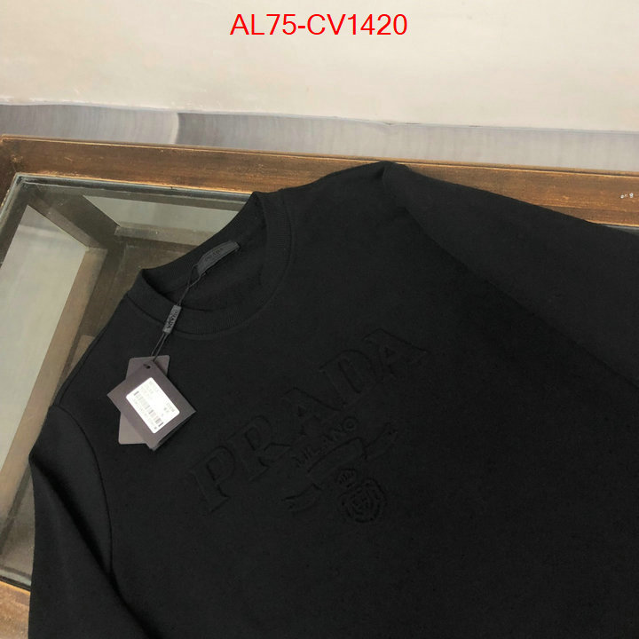 Clothing-Prada highest quality replica ID: CV1420 $: 75USD